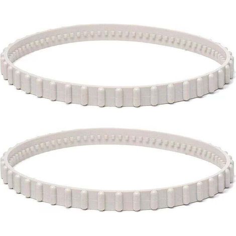 Courroie d'entraînement RCX23002 pour nettoyeur de piscine Hayward pour nettoyeur de piscine Aquavac Tiger Shark et SharkVac, 2 pièces