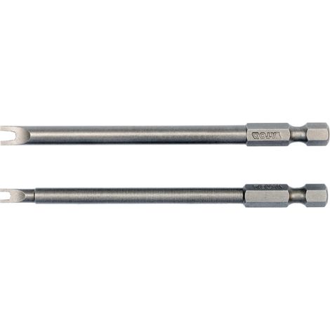 Lange Spanner-Bits 6 mm und 10 mm, 100 mm, 2-teilig