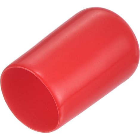 20pcs Embouts en Caoutchouc 13.5 mm ID pour Tube Métallique Rouge (1/5)
