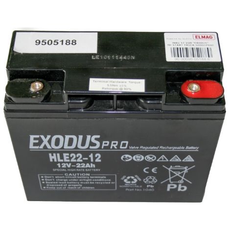 Batteria 12V / 22Ah 'EXODUS'