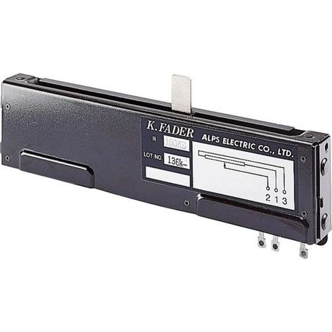 [NEUWERTIG] B-Ware Alps Studio Fader Schieberegler 10 Kω Mono 0.5 W Linear Potentiometer 192494