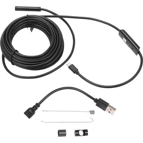 Endoscope mobile étanche 8mm AN97-8 avec 6 LED pour inspection électrique et plomberie, longueur 3.5m (1/5)
