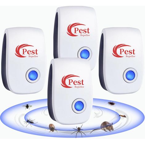 Ultrasonic Rodent and Insect Repellent, Ultrasonic Mosquito Repellent for Mice, Rats, Ants, Spiders, and Mosquitoes, Indoor Electronic Insect Repellent for Mice, Rats, Ants, Spiders, and Mosquitoes (1/5)