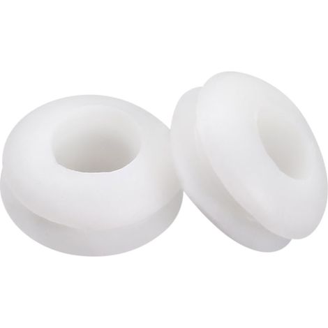 Passe Fil Caoutchouc Oeillet Passe Câble Protecteur Huile Resistant 5mm Blanc 100Pcs (1/4)