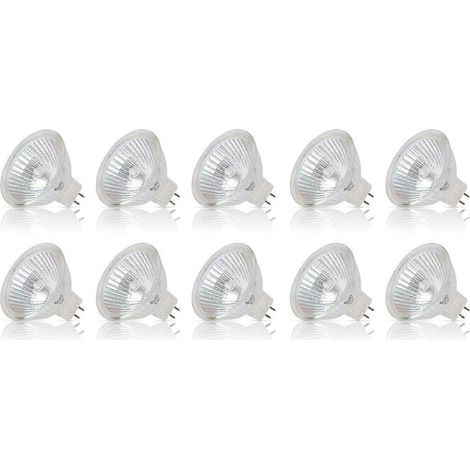 Ampoule halogène, ampoule spot MR16, ampoule 12 V 20 W, ampoule GU5.3 dimmable MR16, ampoule halogène 2 broches, lumière blanc chaud 2700 K
