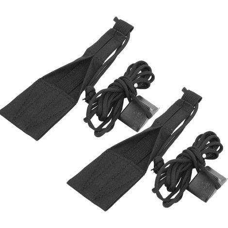 Lot de 2 cordes d'arc pour arc recourbé, arc traditionnel, outil universel noir