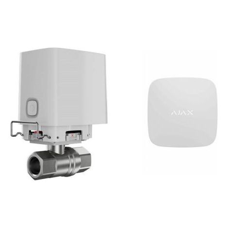 Ajax Valvola dell'acqua intelligente wireless WaterStop (1" valve) + AJAX LeaksProtect - 52267