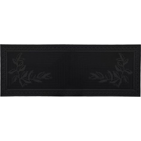 Foliage Scraper Rubber Pin Doormat, 45x120cm (1/4)