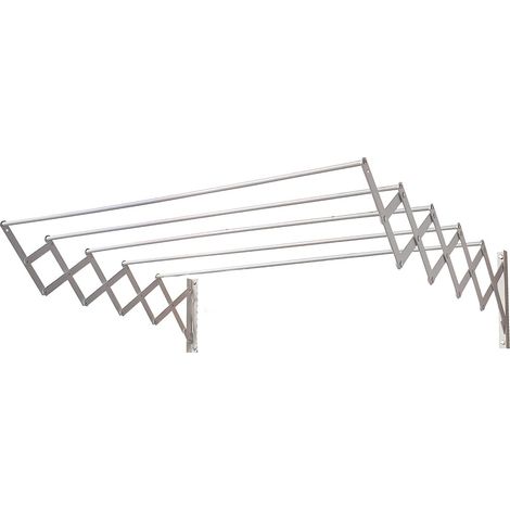 Ausziehbarer Aluminiumwand-Wäscheständer 1,00 Meter