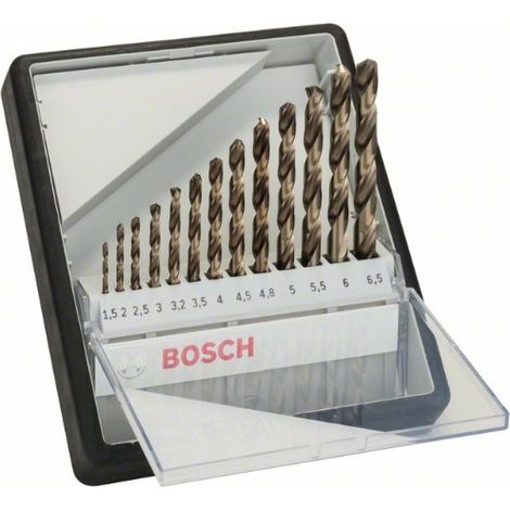 Bosch Accessories 2607019926 HSS Kit punte a spirale da metallo 13 parti 1.5 mm, 2 mm, 2.5 mm, 3 mm, 3.2 mm, 3.5 mm, 4 (1/10)
