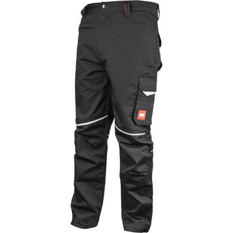 Scan Cargo Worker Trousers - Black - Size L (34-36in)