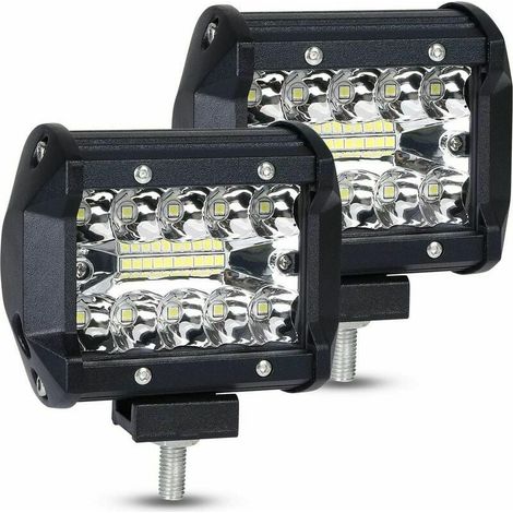 STÜCKE 60 W LED-Arbeitsscheinwerfer, Flood Spot Combo Nebelscheinwerfer-Fahrlampe, LED-Scheinwerfer mit großer Reichweite, Fahrlicht für die Bootskabine von Geländefahrzeugen (1/4)