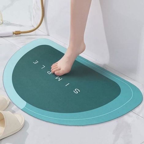 Tapis de bain super absorbant tapis de salle de bain antidérapant à séchage rapide paillasson multicolore TAPIS DE CUISINE (1/4)
