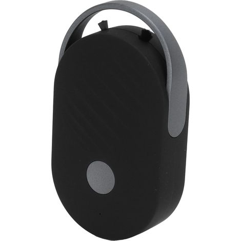 Mini-tragbarer, hängender Luftreiniger mit Negativ-Ionisator, schwarz (1/5)