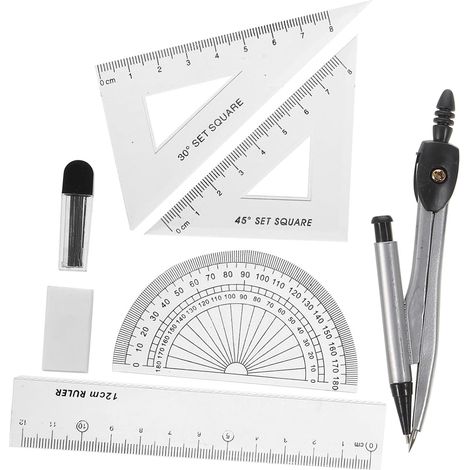 Ensemble compas en métal pour la décoration scolaire avec outil (1/5)