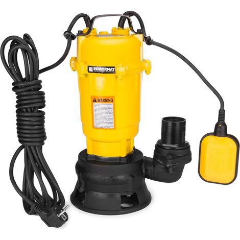 Powermat Sumpfpumpe Für Schmutzwassergrube - Mit Zerkleinerer Und Schwimmerschalter (1/5)