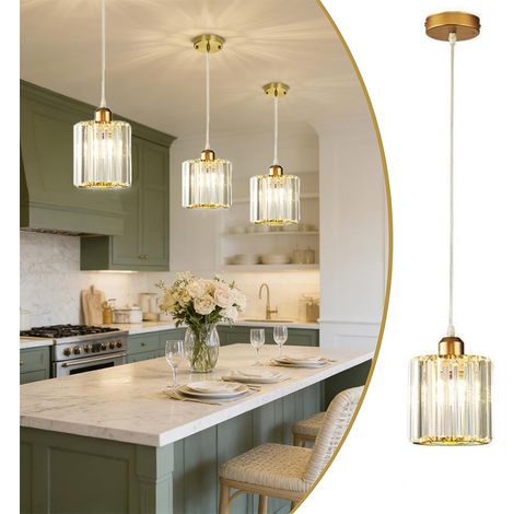 Lustres en cristal, suspensions de luxe, mini suspensions, douilles E27, îlots de cuisine, salles de bains, salles à manger, salons, couloirs, bars (1/4)