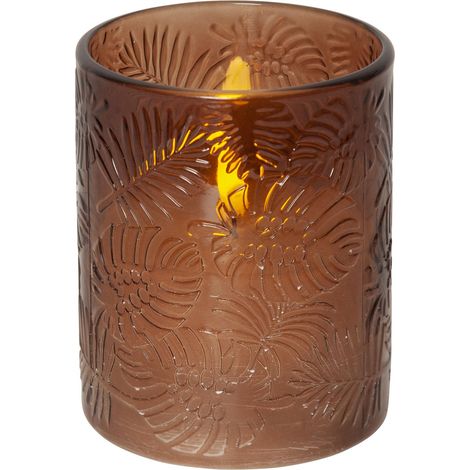 Star Trading Feuille de flamme de bougie LED en cire