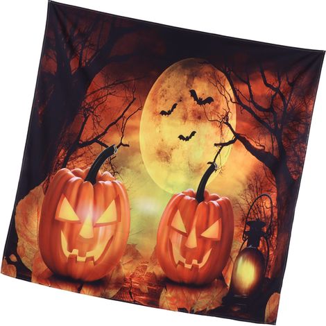 Tapisserie murale d'Halloween, tapis de fond décoratif pour la maison, les fêtes et les studios photo, 200 x 150 cm / 78,7 x 59,1 pouces (1/5)