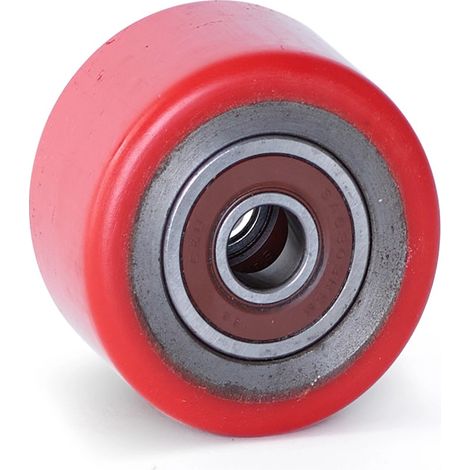 Rouleau de palette - MESO - PU - 80x50 - 400kg - Alésage 17mm