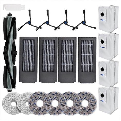 X2 Omni, X2 Pro und DEX86 Saugroboter: 2-in-1 mit Selbstreinigungsstation, Seitenbürste, Staubbeutel, ideal für Hartböden und Teppiche, hohe Leistung, mühelose Wartung, Modell 2024. (1/5)