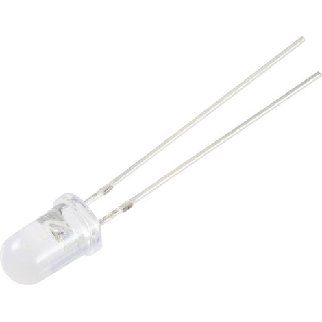 TRU COMPONENTS LED rouge rond 5 mm 3000 mcd 100 ° 20 mA 2.1 V X240512 (1/4)