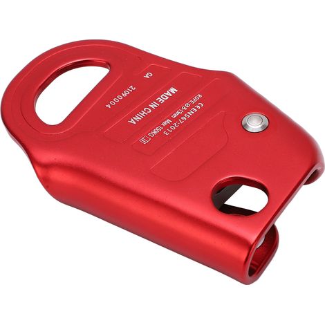 7075 Aluminium Extérieur Escalade Poitrine Ascendeur Sécurité Corde Élévation Équipement Rouge (1/5)
