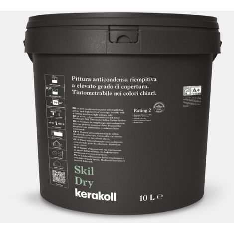 Pittura termica anticondensa resistente alle muffe skil dry white 10lt