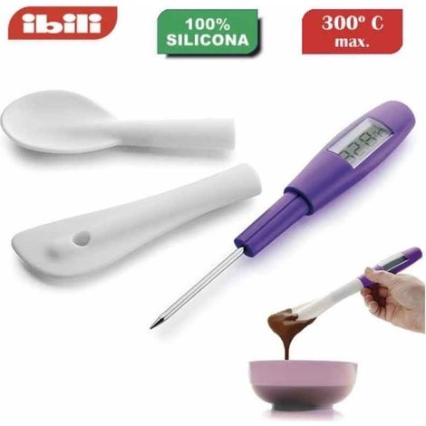 ibili 8411922090581 Termómetro digital de cocina silicona (1/2)