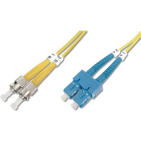 WP WPC-FP0-9STSC-020 InfiniBand/Glasfaserkabel 2 m ST SC Gelb