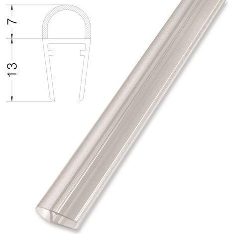 Profilo per battuta porta box cristallo mm.6/8 777309PT6 - -  GIUSEPPE TIRINNANZI - -
