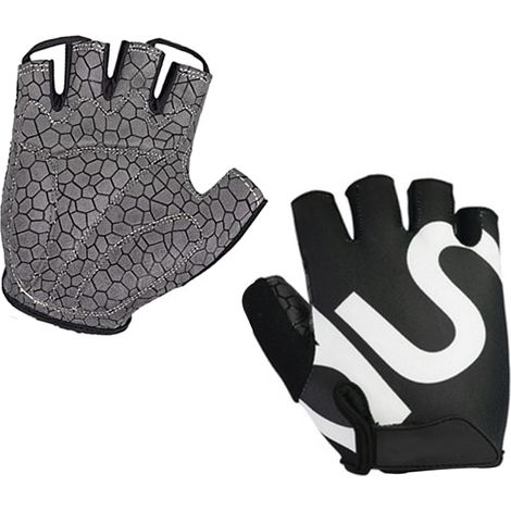 Gants d'entraînement Freedom, gants courts sans doigts pour haltérophilie avec dos ouvert incurvé, pour la force athlétique, la musculation, femmes et hommes (1/5)