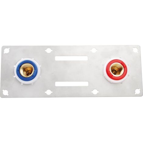 Lot de 3 sorties de cloison double multicouche à sertir Ø16 - femelle 1/2'' (15/21)