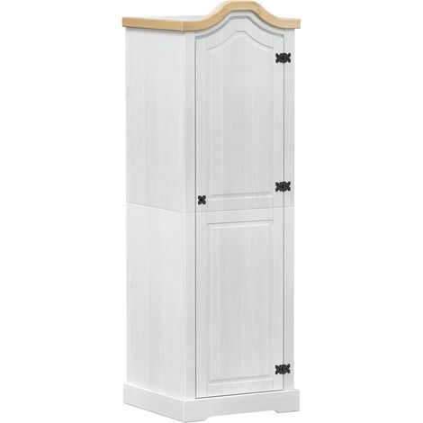 Maison Exclusive - Armadi con lo scaffale Bianco 55 x 52 x 170 cm Pino massello