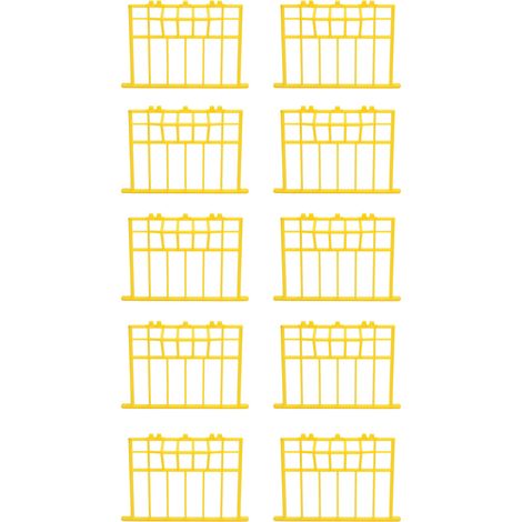 Cage à oiseaux, porte à ressort, plastique, étanche, petite, de remplacement pour cailles, accessoires pour animaux de compagnie, lot de 10 (1/5)