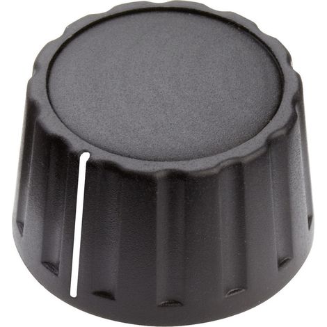 Mentor 4333.6001 4333.6001 Drehknopf mit Zeiger Schwarz (Ø x H) 28 mm x 17 mm 1 St.
