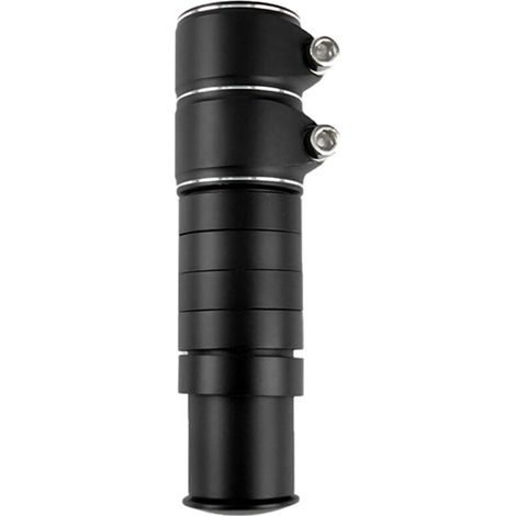 Rehausseur de potence vélo 13cm noir, adaptateur pour vélo de route et VTT en alliage d'aluminium, extension de guidon.