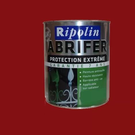 RIPOLIN Peinture Abrifer Protection Extrême Rouge Basque Brillant 0,5 L (1/2)