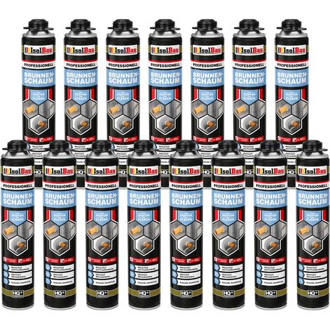 Brunnenschaum 15 x 750ml Bauschaum Montageschaum Pistolenschaum IsolBau (1/5)