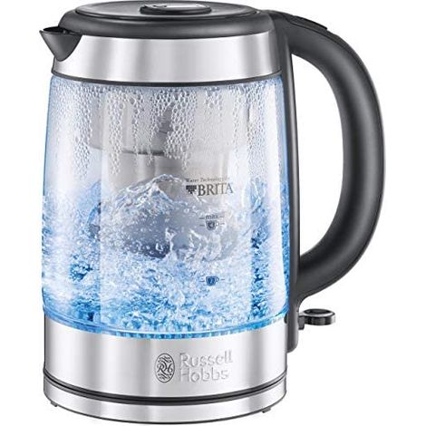 RUSSELL HOBBS 20760-57 - Bouilloire Clarity en verre avec filtration BRITA - 1 L - 2200 W (1/5)