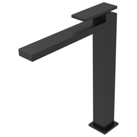 Mitigeur lavabo haut monotrou Chromé Noir Brossé Tabula - CRISTINA ONDYNA TA22275 (1/2)