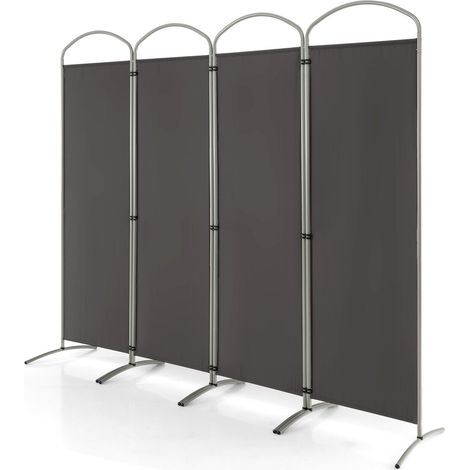 4 Panel Room Divider 188cm Folding Privacy Screen Portable Freestanding Divider (1/5)