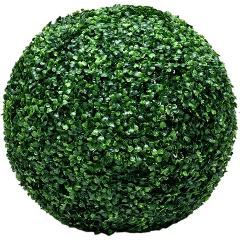 Boules de buis artificielles topiaires résistantes aux UV, décoratives pour l'extérieur, idéales pour la cour, le balcon, le jardi (1/5)