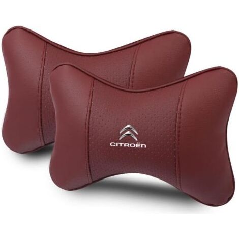 2pcs appuie-tête, mousse à mémoire de forme, cuir, réglable, pour citroën c1 c2 c3 c4 berlingo (1/5)