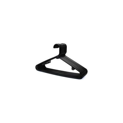 20 cintres plastique noirs Avec barre pantalon Largeur 40 cm (1/5)