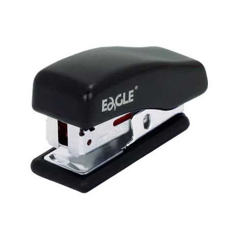 Grapadora mini Eagle 868 negra 24/6 &8211 10 hojas (1/2)