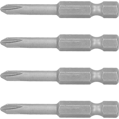 10-teiliges Kreuzschlitzschraubendreher-Bit-Set mit magnetischen elektrischen S2-Legierungsstahl-Werkzeugen (4 mm) (1/5)