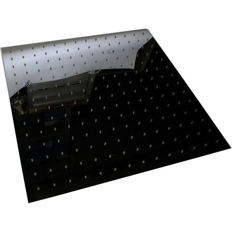 soffione quadrato Bossini a soffitto 50x50 metallo cromo senza braccio (1/2)