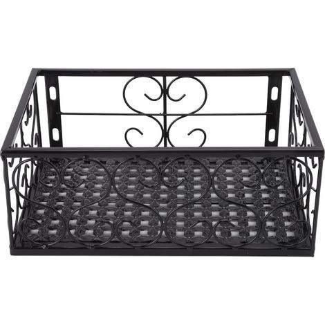 Support pot fleur balcon fer – clôture suspendue – seuil fenêtre intérieur – étagère succulentes – garde-corps – modèle 2 (1/5)