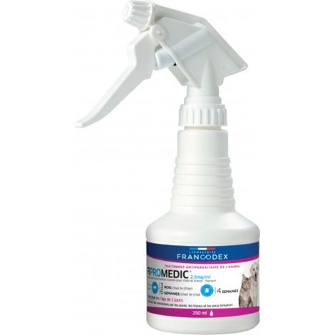 Spray antiparasitaire Fipromedic 250 ml pour chat et chien - Francodex (1/5)